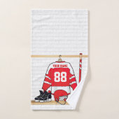 Hockey sur glace du Jersey (Serviette à main)
