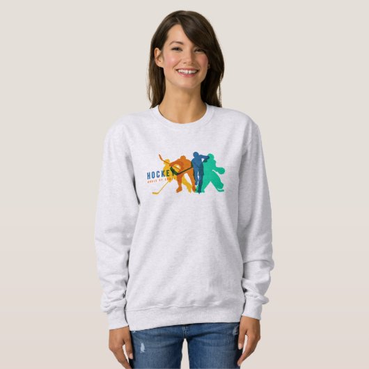 Hockey | Sweatshirt des femmes (Devant entier)