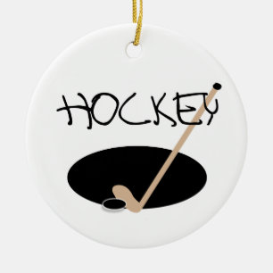HOCKEY T-shirts en cadeautjes Keramisch Ornament