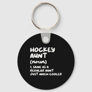 Hockey Tante Definitie Leuk en Sassy Sport Sleutelhanger