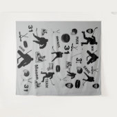 Hockey Tapestry Wandkleed (Voorkant (horizontaal))