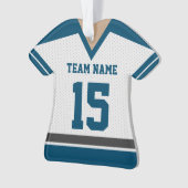 Hockey Team Jersey met foto Ornament (voorkant)