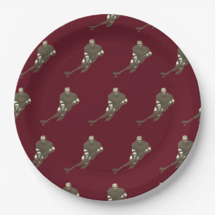 Hockey Team Paper-Borden Papieren Bordje