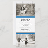 Hockey Ticket Wedding Save the Date (Achterkant)