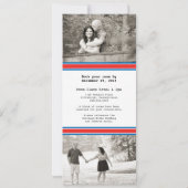 Hockey Ticket Wedding Save the Date (Achterkant)