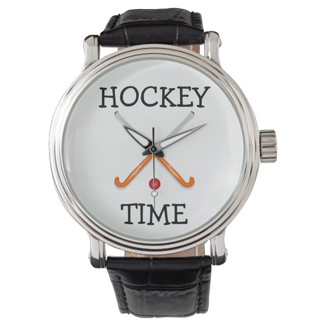 Hockey Time Horloge (Voorkant)