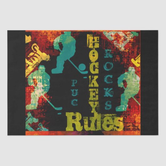 HOCKEY TISSUEPAPIER (Voorkant)