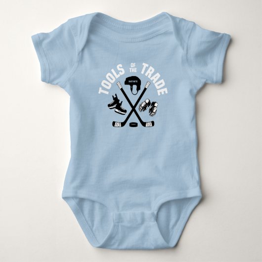 Hockey Tools of the Trade baby Romper (Voorkant)
