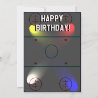 Hockey Trivia Birthday Card Feestdagenkaart
