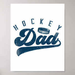 Hockey vader cadeaus papa Vaderdag Poster