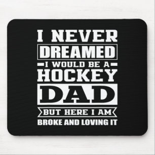 Hockey Vader Grappige Vaders IJshockey Muismat