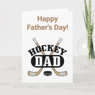 Hockey Vaderdag Hockey Sticks Hockey Dad Kaart