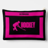 Hockey verjaardagscadeau, Hockey speler meisje, Etui (Achterkant)