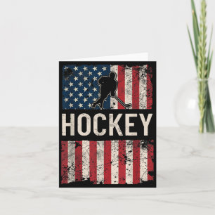 Hockey Vlag Amerikaans - Patriottische Vrouwen Kin Kaart
