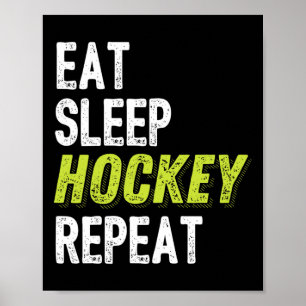 Hockey voor jongens Ice Hockey Speler Gift Poster