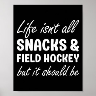 Hockey Voor Vrouwen Of Mannen Hockeyspeler Poster