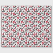 Hockey Wrapping Paper Cadeaupapier (Vlak)