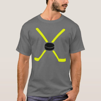 Hockey Yellow Sticks T-shirt