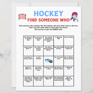 Hockey Zoek iemand die het spel speelt
