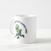 hockeyalien koffiemok (Voorkant links)