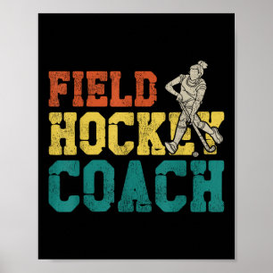 Hockeycoach veldhockeycoach poster