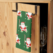Hockeykerstkeukenhanddoek