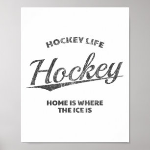 Hockeyleven, Thuis is waar het ijs is, Hockey Poster