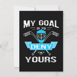 Hockeyliefhebber   Mijn doel is om die van jou te  Kaart