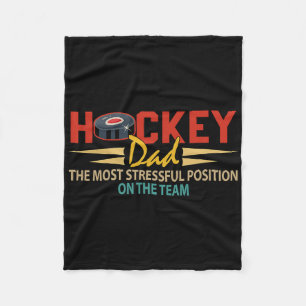 Hockeyliefhebber papa meest stressvolle positie Va Fleece Deken