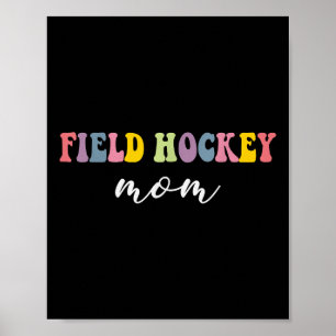 Hockeymoeder Funny Stijlvolle Hockeyspeler Sport Poster