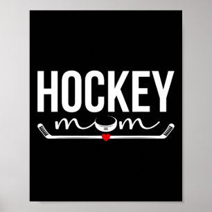 Hockeymoeder van een hockeyspeler Trotse ijshockey Poster