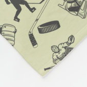 hockeypatroon fleece deken (Hoek)