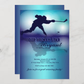 Hockey's My Game Uitnodiging (Voorkant / Achterkant)