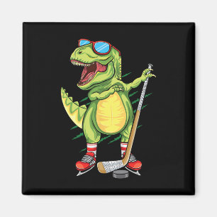 Hockeysaurus Dinosaur IJshockey Trex Jongens IJsho Magneet