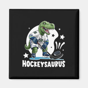 Hockeysaurus Grappige Dinosaur Hockey Kinderen Hoc Magneet