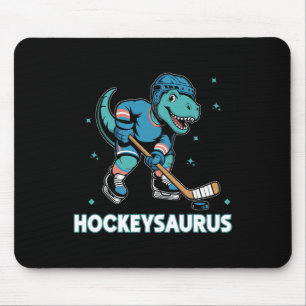 Hockeysaurus Grappige Dinosaur Trex Hockey Kindere Muismat