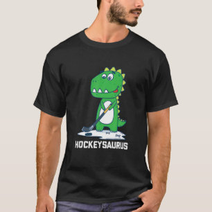 Hockeysaurus Rex Hockey Dinosaur Boys Girls Kinder T-shirt