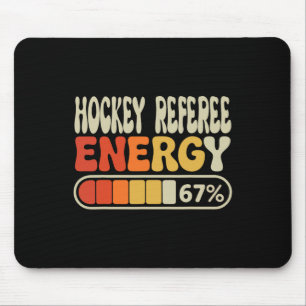 Hockeyscheidsrechter Energie 67 procent Grappige f Muismat