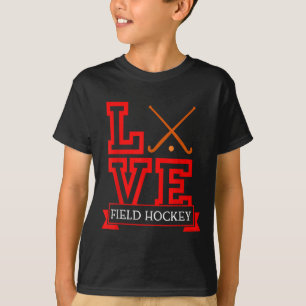 Hockeyseizoen Stick En Puck-fun Field Hockey T-shirt