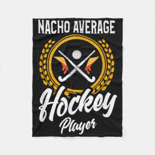 Hockeyshirt Funny Nacho Spreuk Veldhockey Fleece Deken