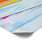 Hockeyspeler bij Goal Perfect Poster (Hoek)