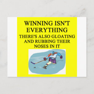 hockeyspeler briefkaart