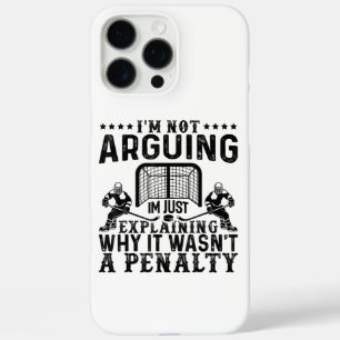 Hockeyspeler die cadeau bespreekt Grappige hockey iPhone 16 Pro Max Hoesje