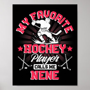 Hockeyspeler Ijs Mijn favoriete hockeyspeler noemt Poster
