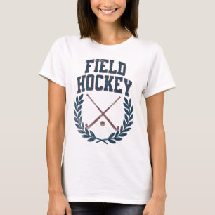 Hockeysticks Krans College Design Voor Atleten T-shirt