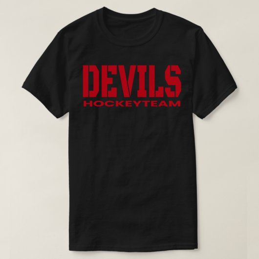 hockeyteam duivels t-shirt (Design voorkant)
