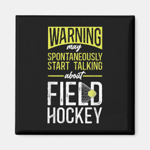 Hockeyveld Waarschuwing Kan Spontaan Beginnen met Magneet