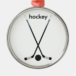 hockeyversiering metalen ornament