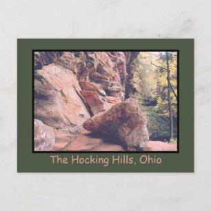 HOCKING HILLS AREA IN DE AMERIKAANSE STAAT OHIO BRIEFKAART