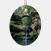 Hocking Hills Bovenste Herfsten Keramisch Ornament (Rechts)